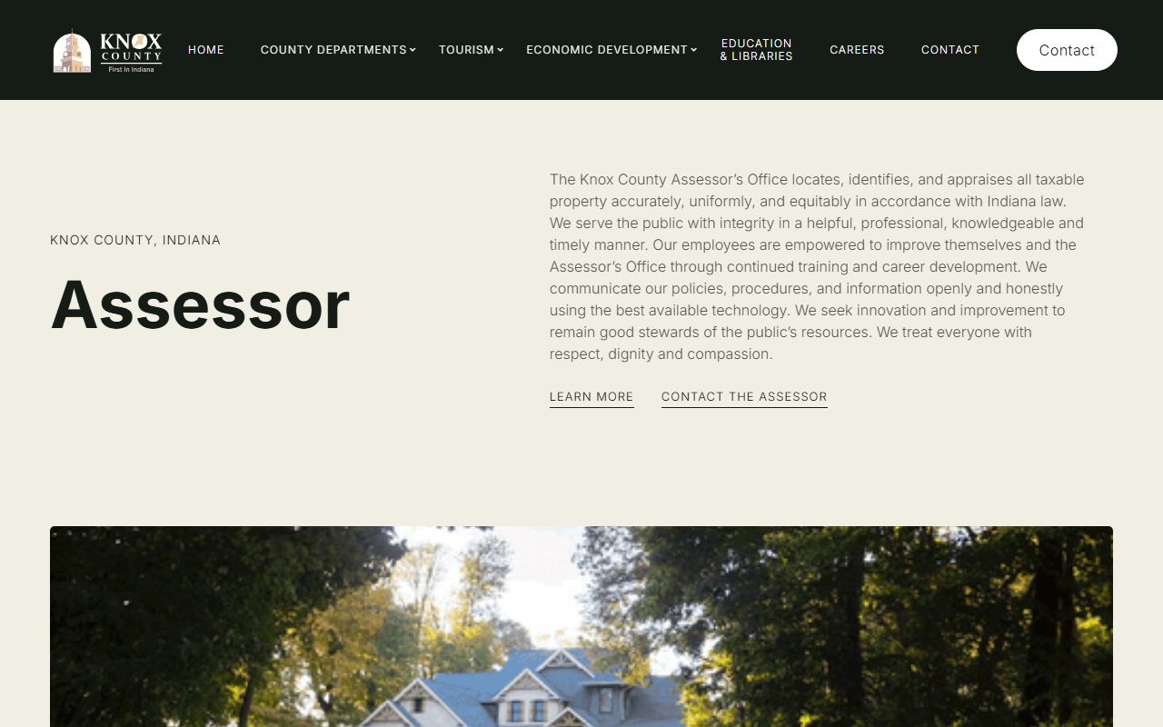 Knox County Assessor department for Knox County property records