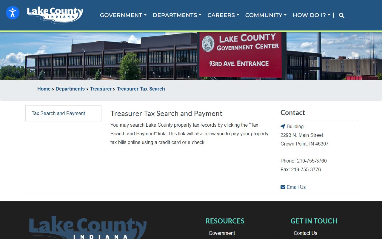 Lake County tax search for Lake County property records and tax data