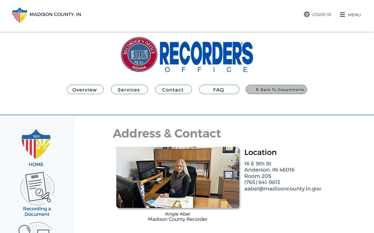 Madison County Recorder website for Madison County property records